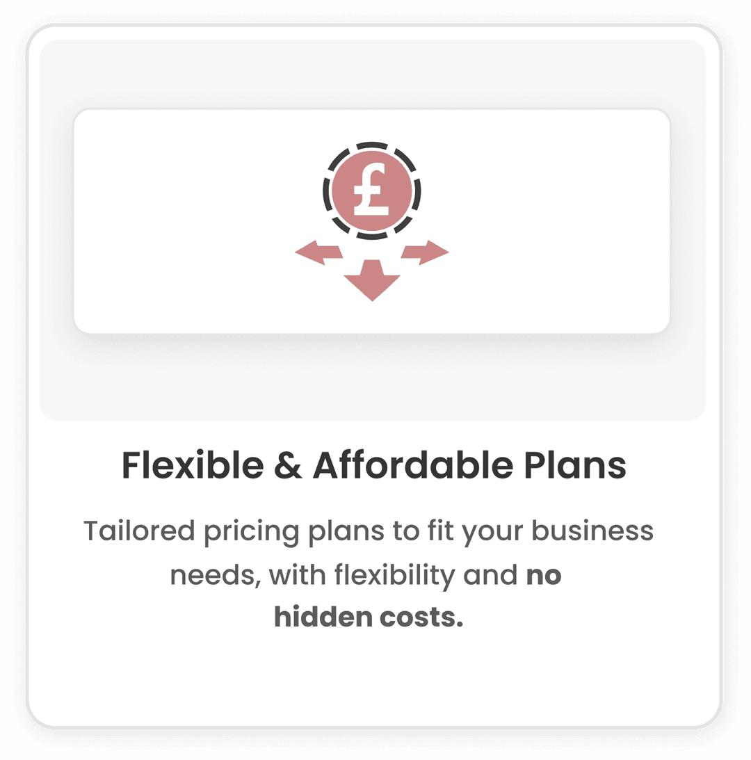 Flexible affordable plans badge