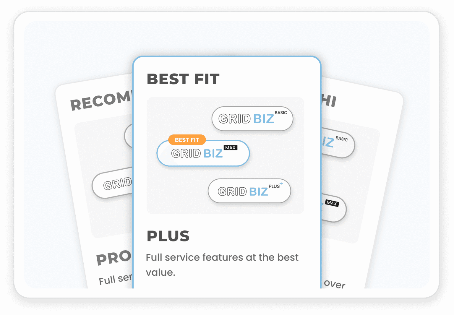 Choose Your Package & Customise It